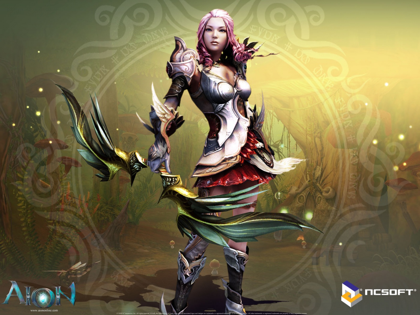 Лучница из Aion обои