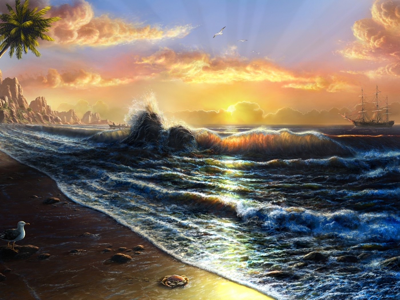 Далекие берега обои