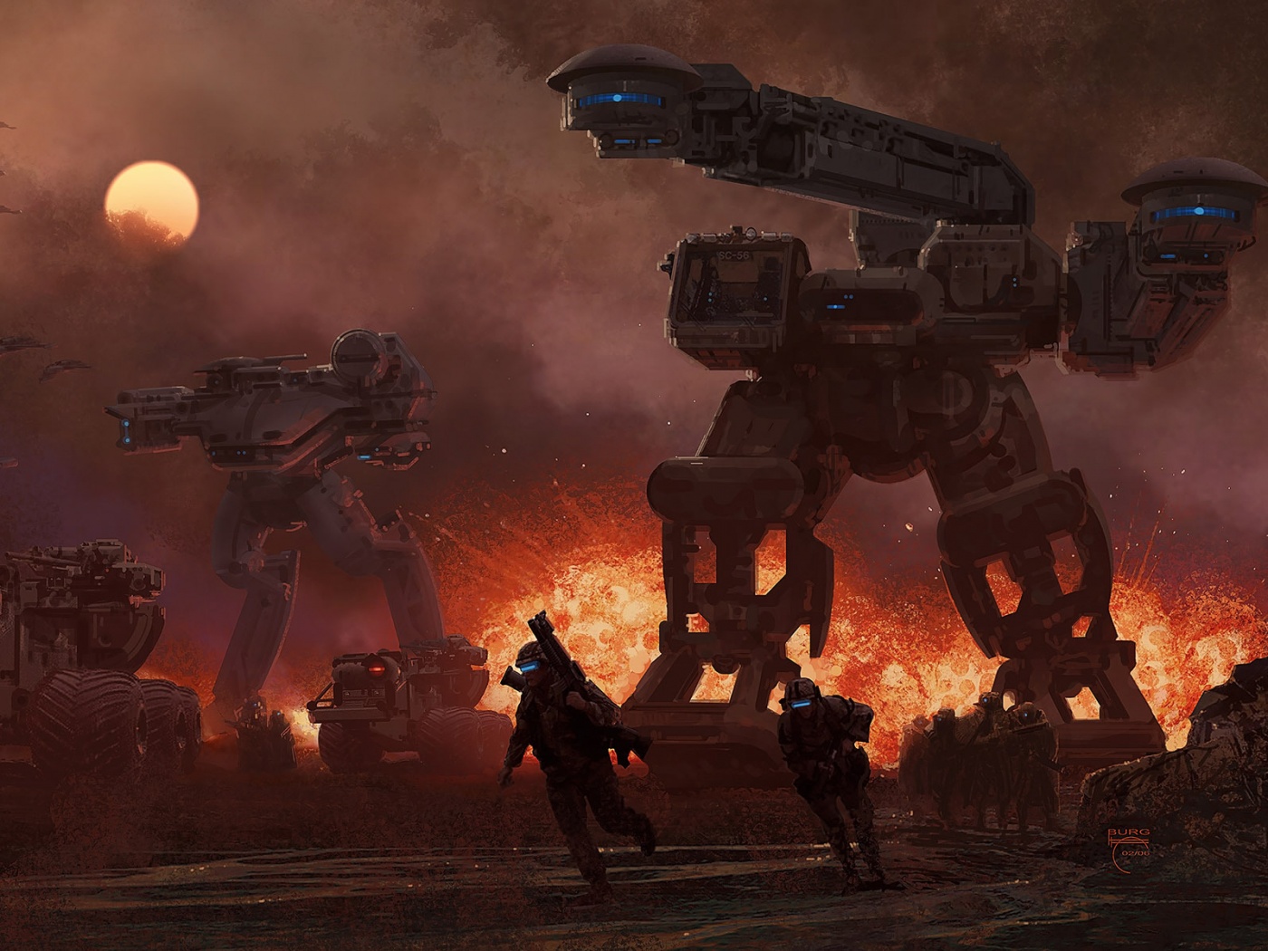 Война будущего обои