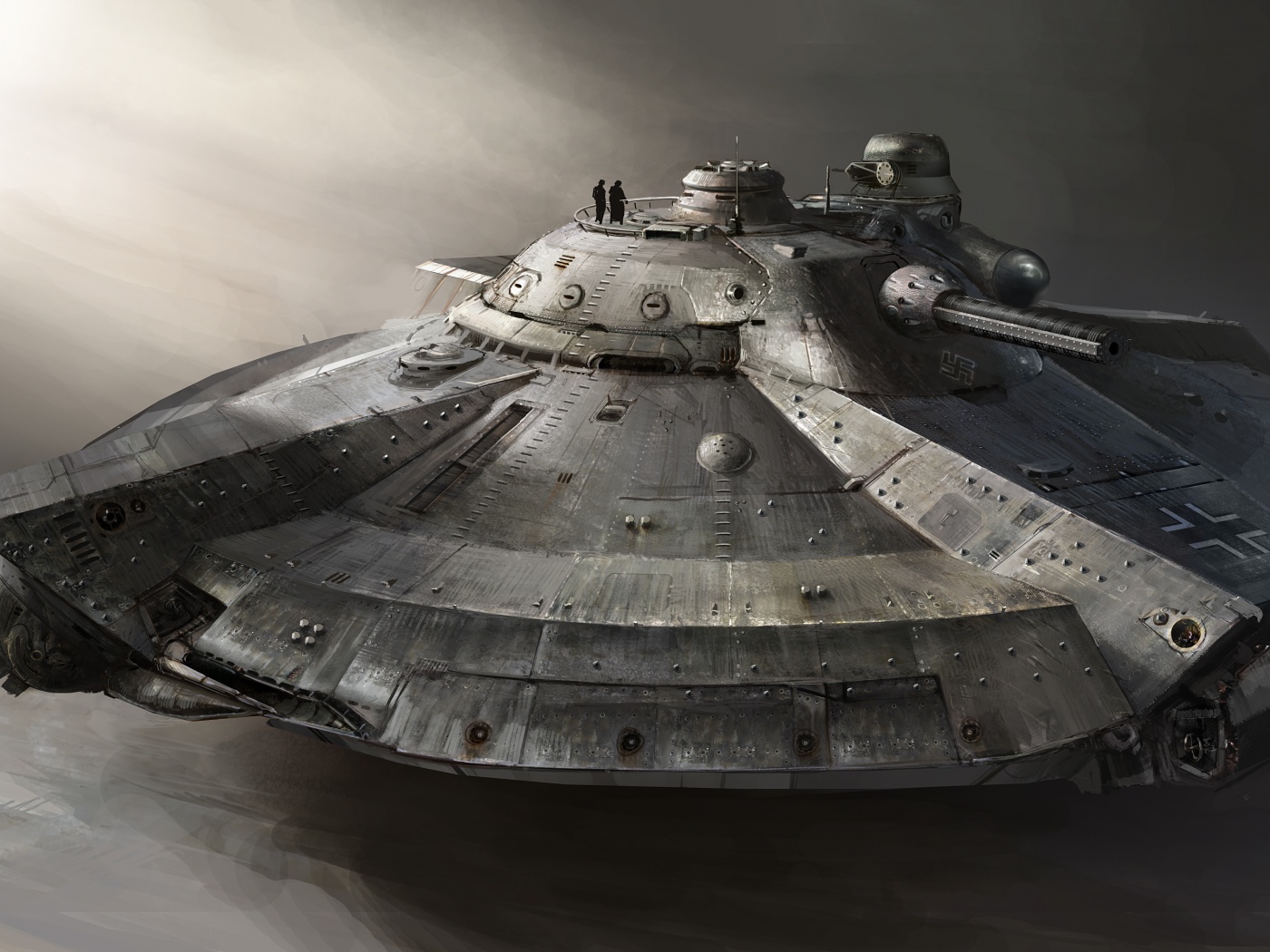 Летающая тарелка. Разработка Рейха. обои