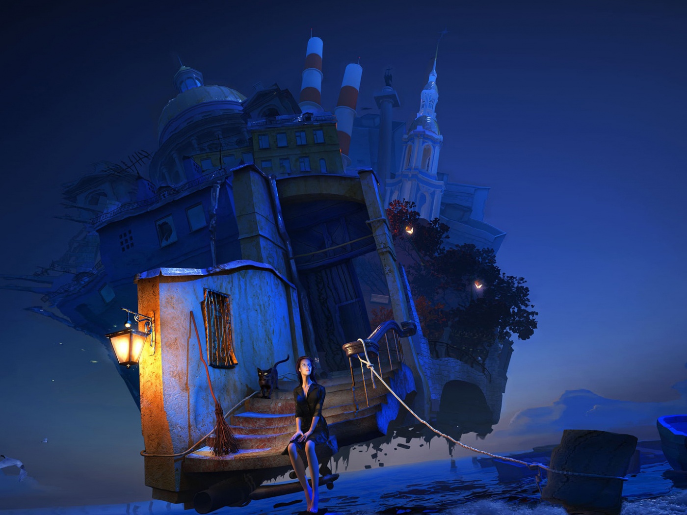 Мрачный Питер обои