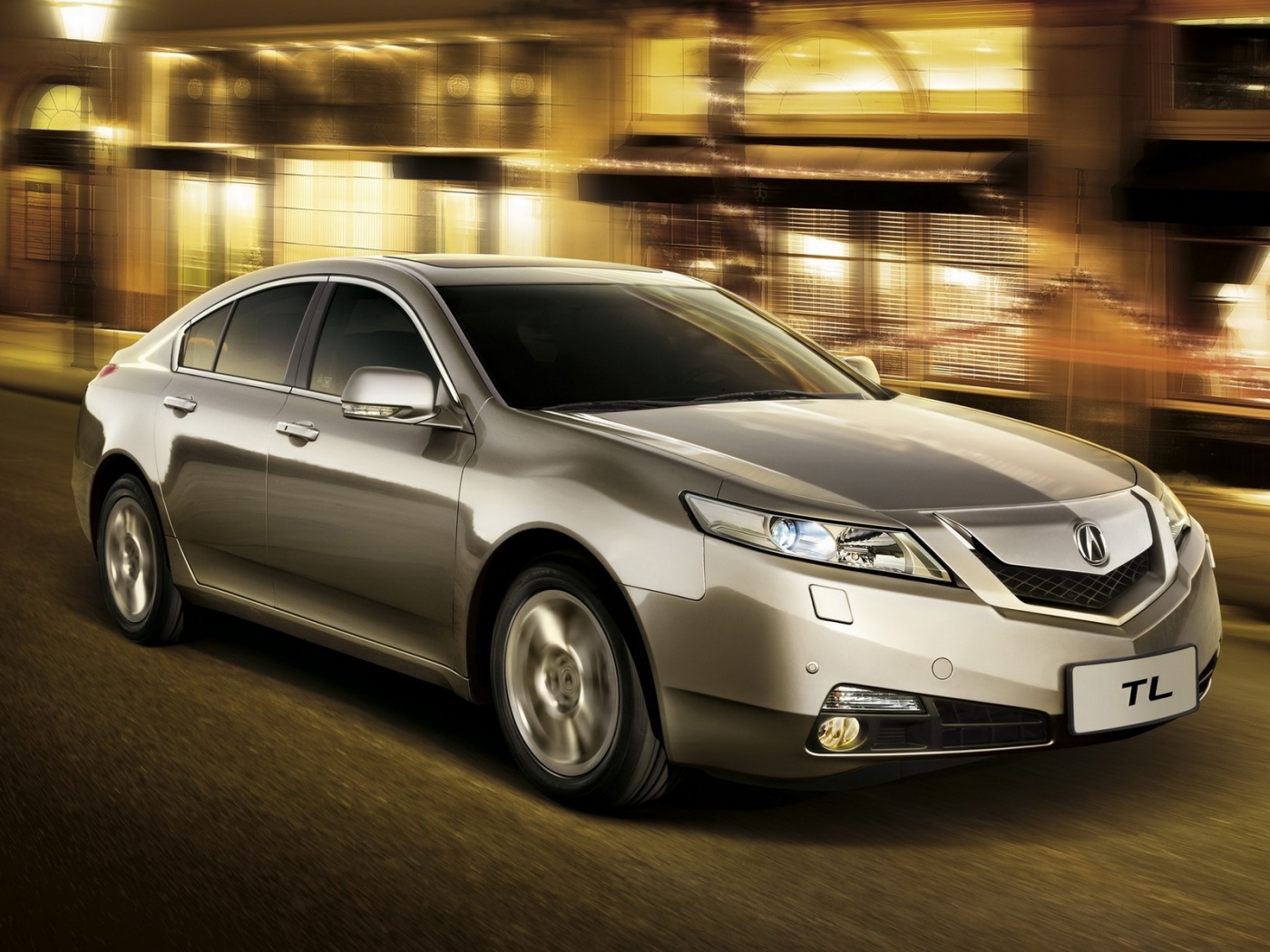 Acura в движении обои