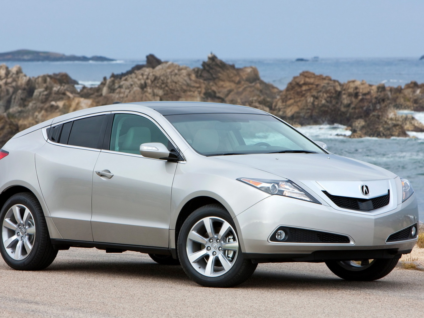 Acura на побережье обои