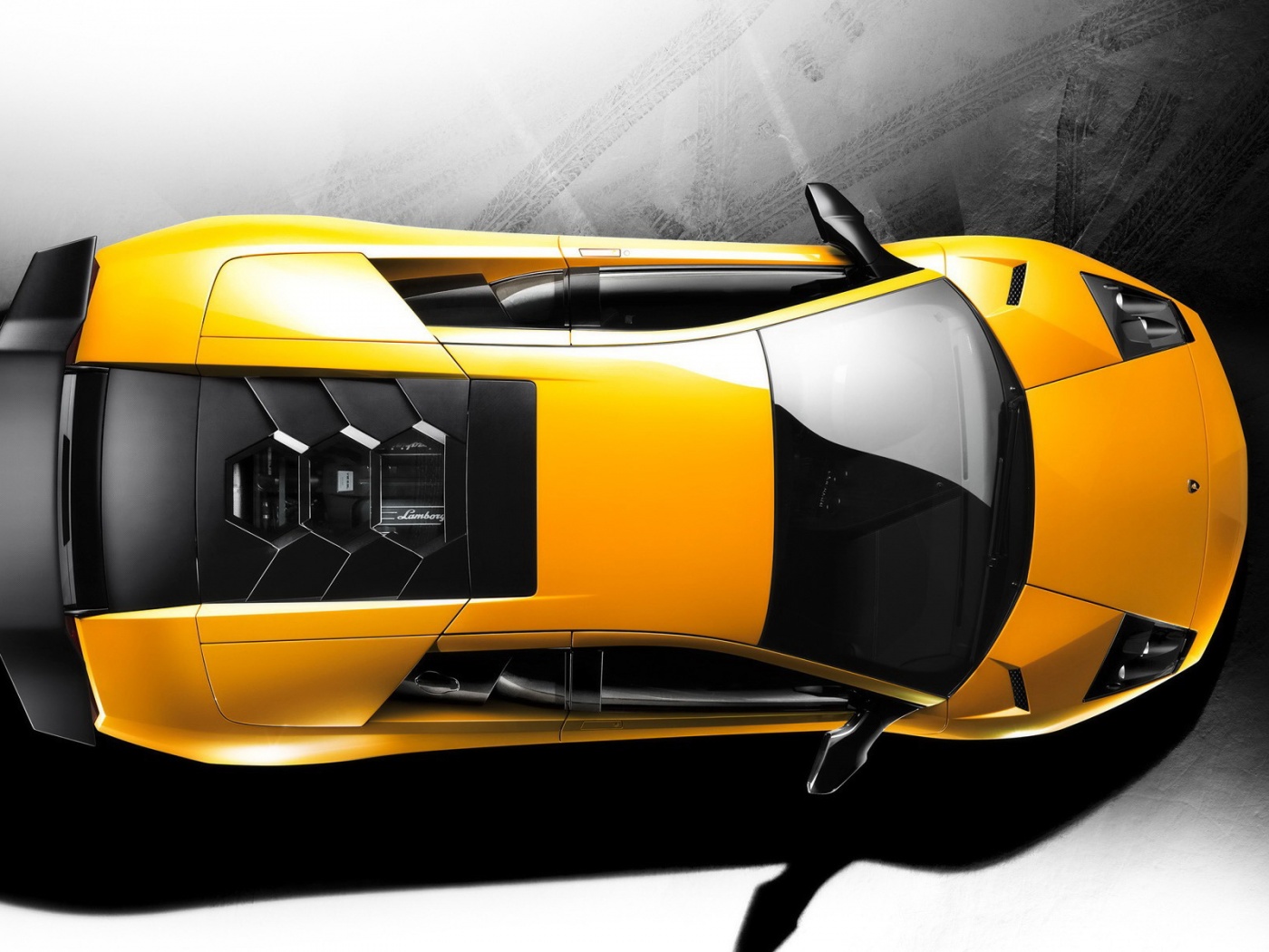Ламборджини вид сверху обои
