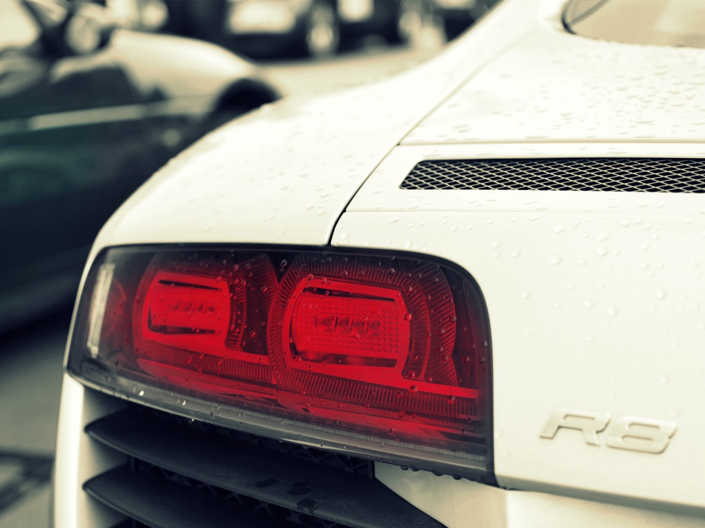 Задняя фара Audi R8 обои