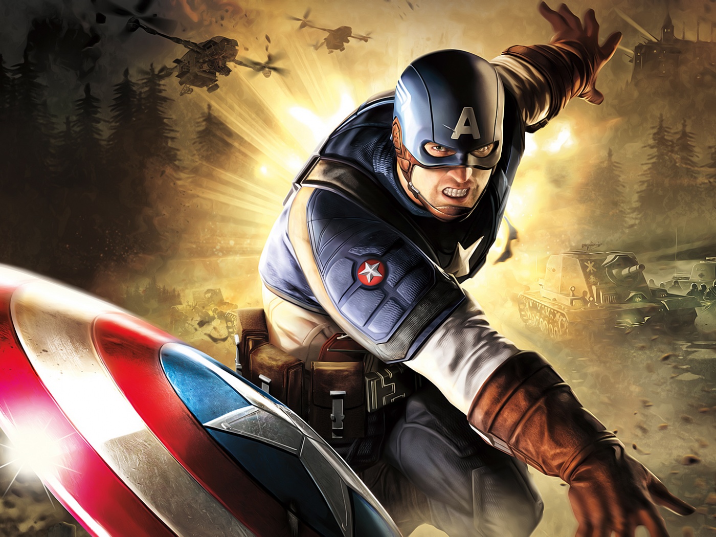 Капитан Америка обои