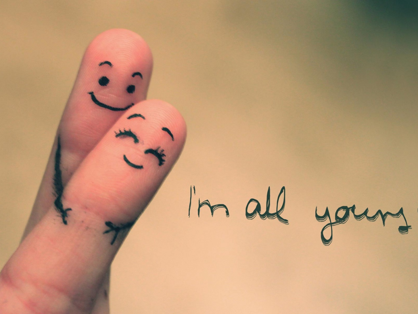 I"m all yours! обои