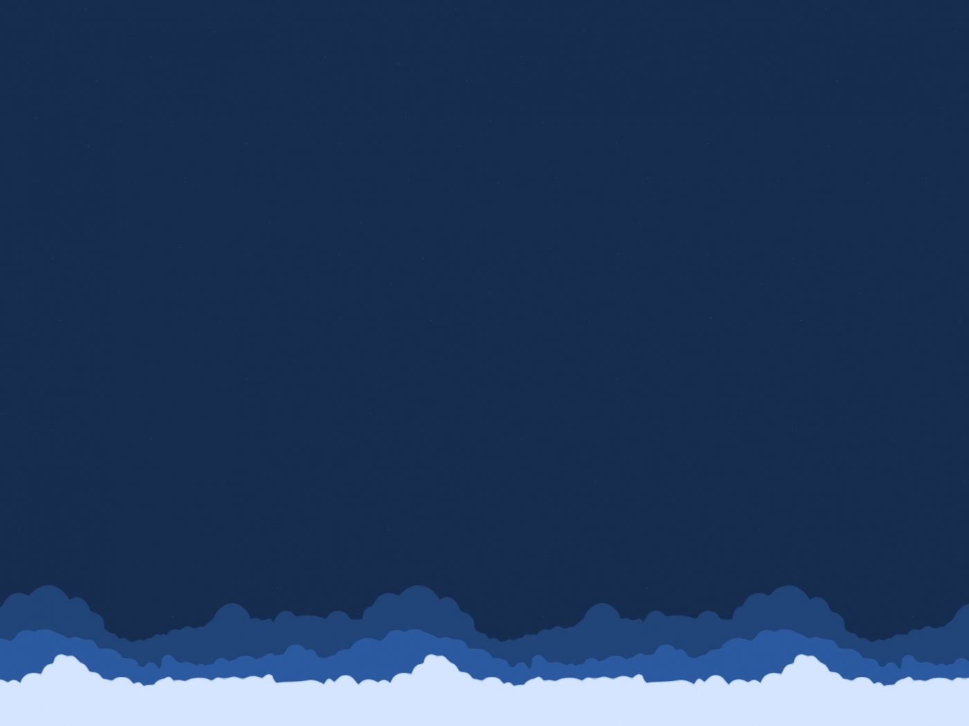 Над облаками в векторном стиле обои