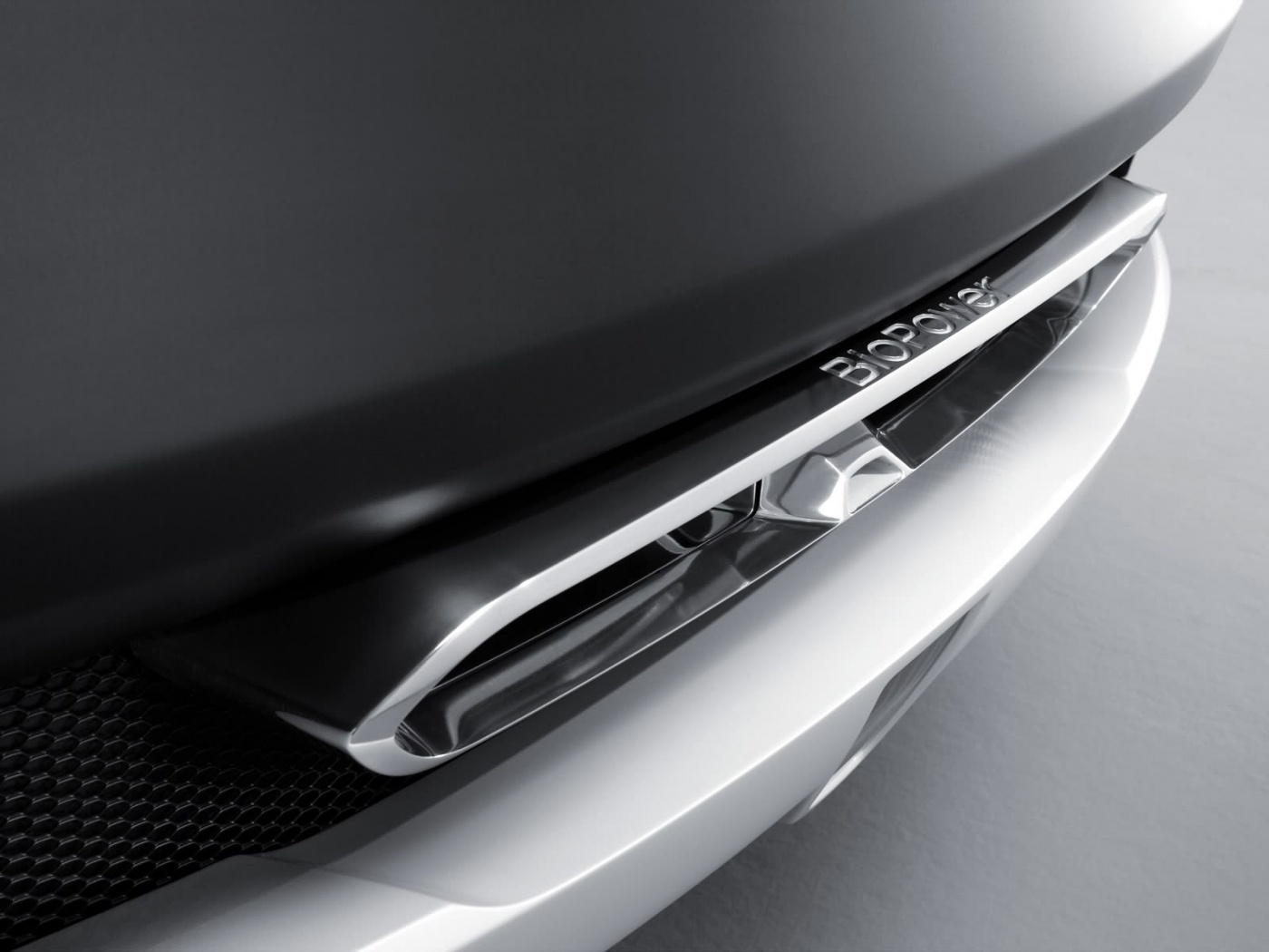 Хромированный бампер обои