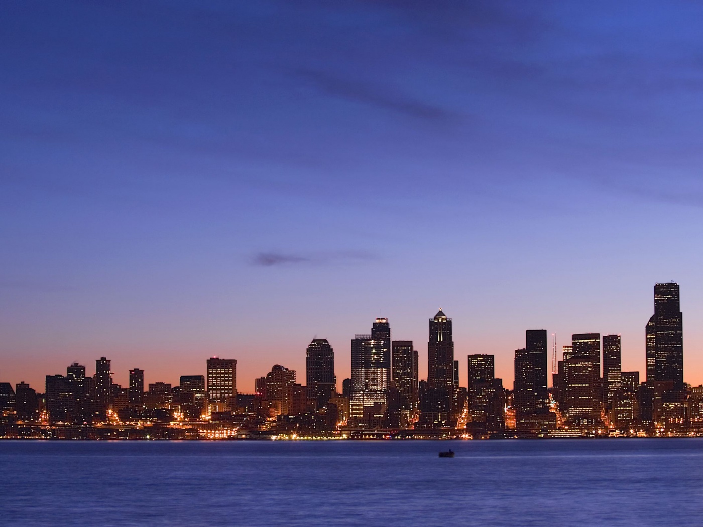 Пейзаж Сиэтла обои