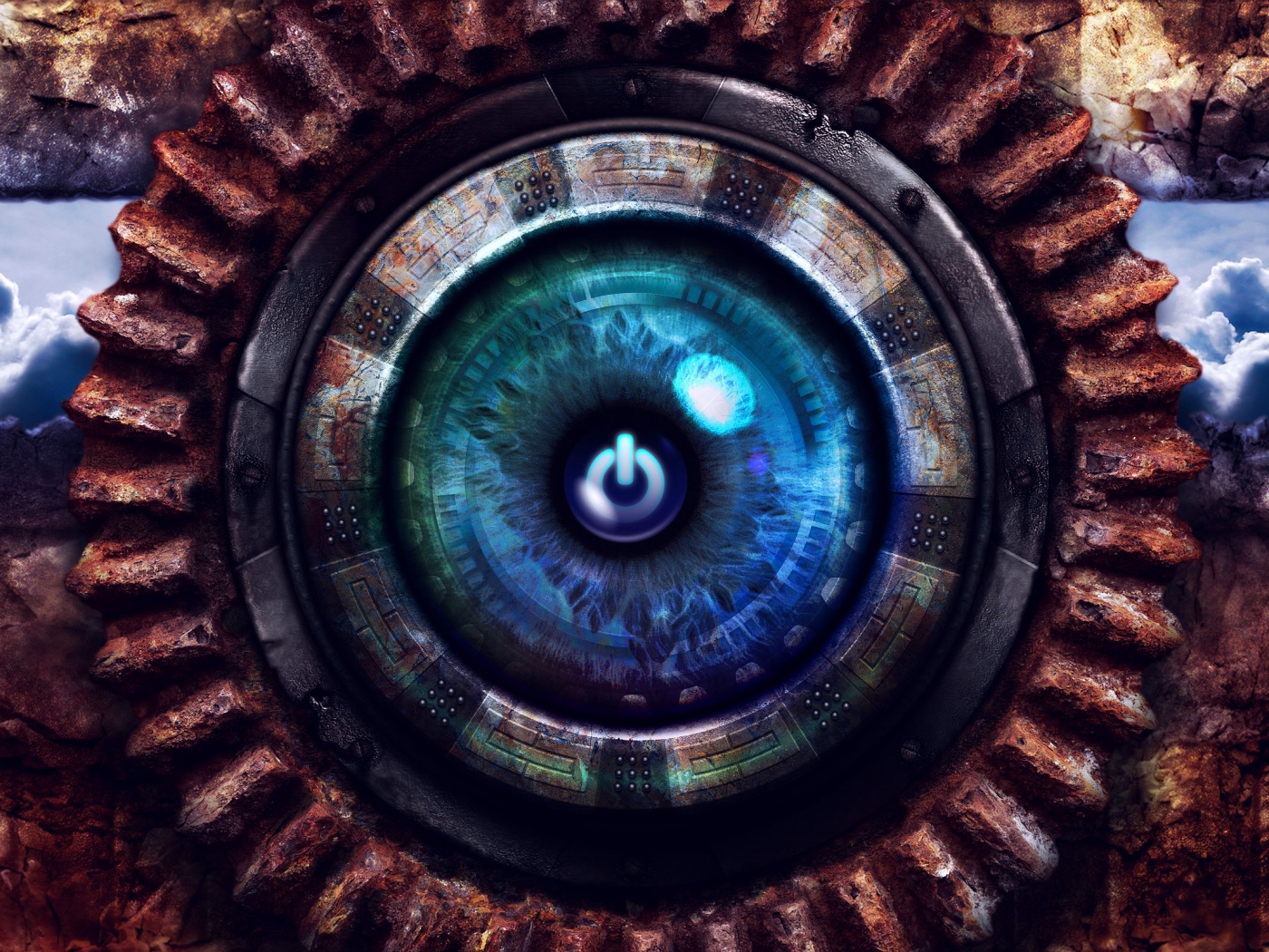 Фэнтезийная кнопка выключения обои