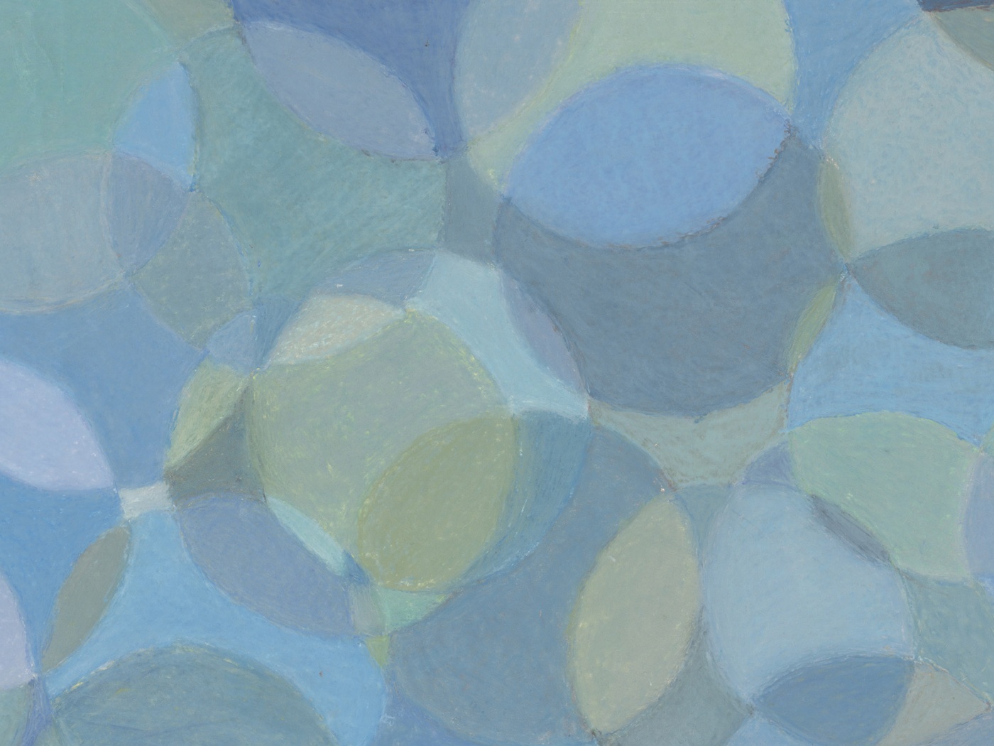 Голубые круги обои