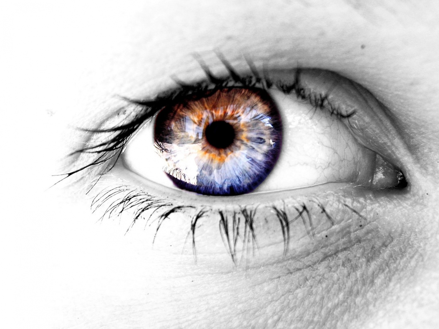 Широко раскрытые глаза обои