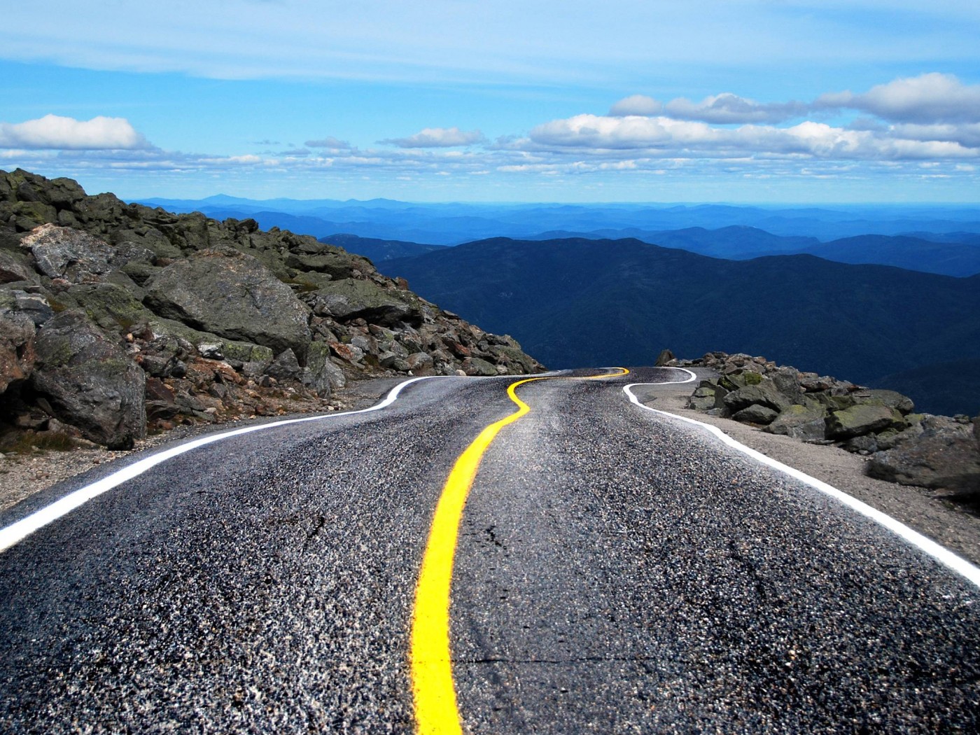 Горная дорога обои