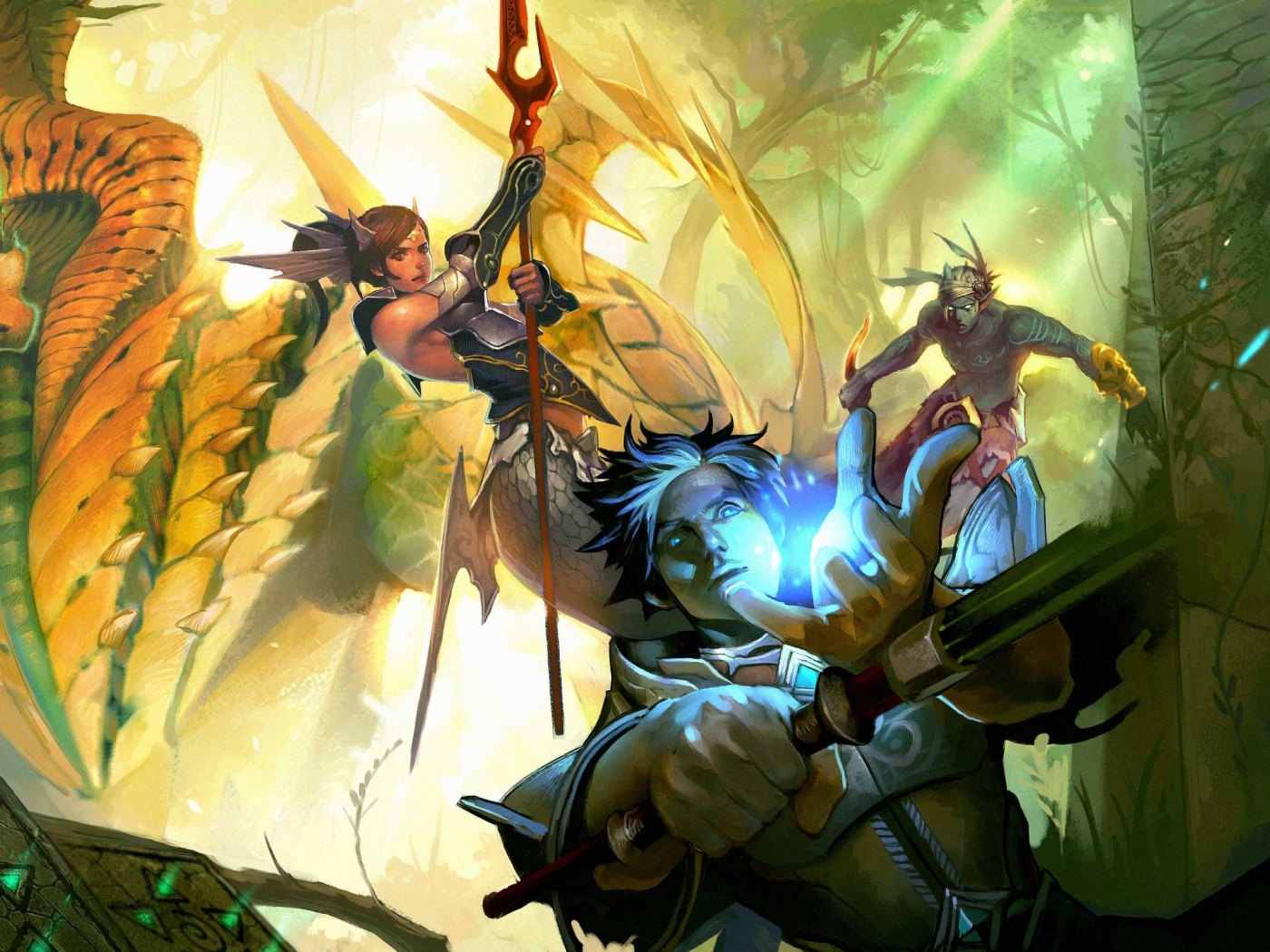 Фэнтези битва обои