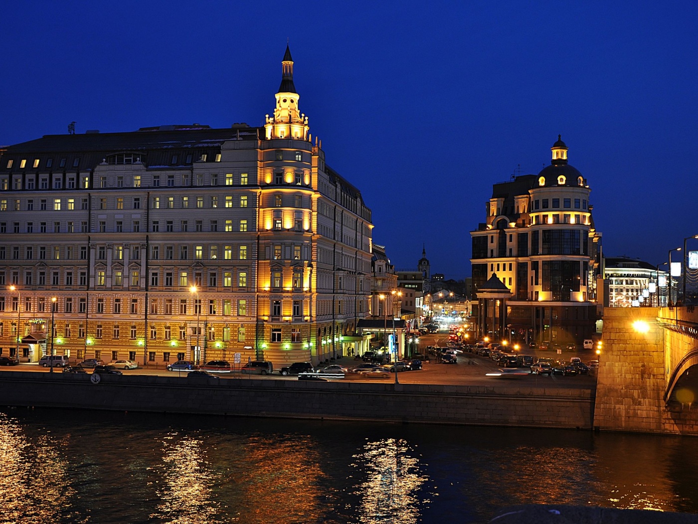 Ночной город обои