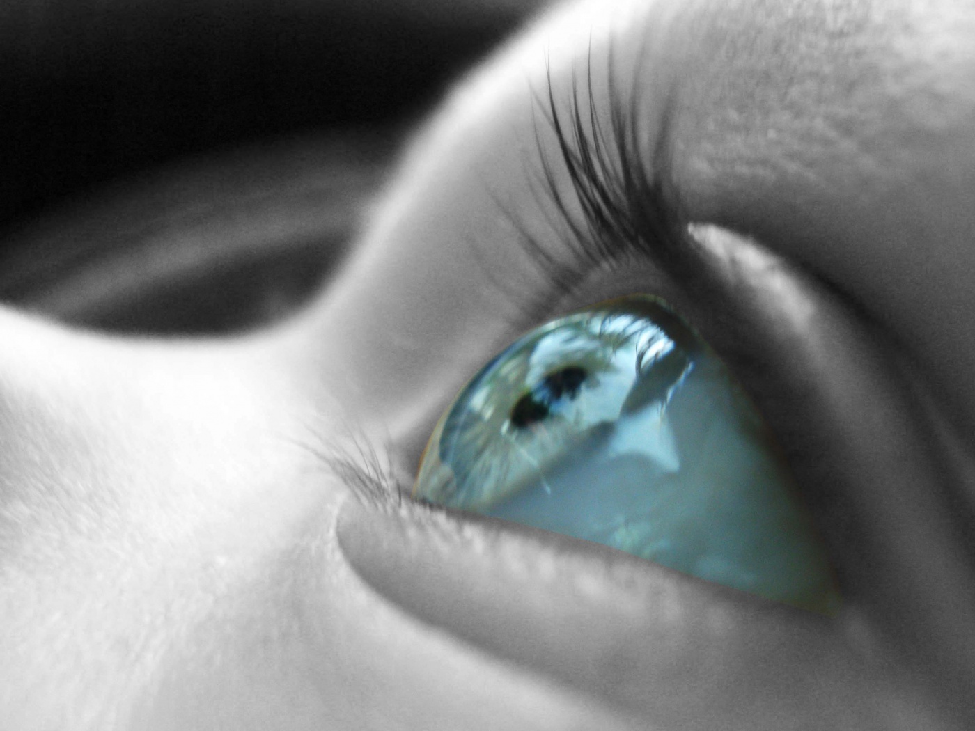 Ясный взгляд младенца обои