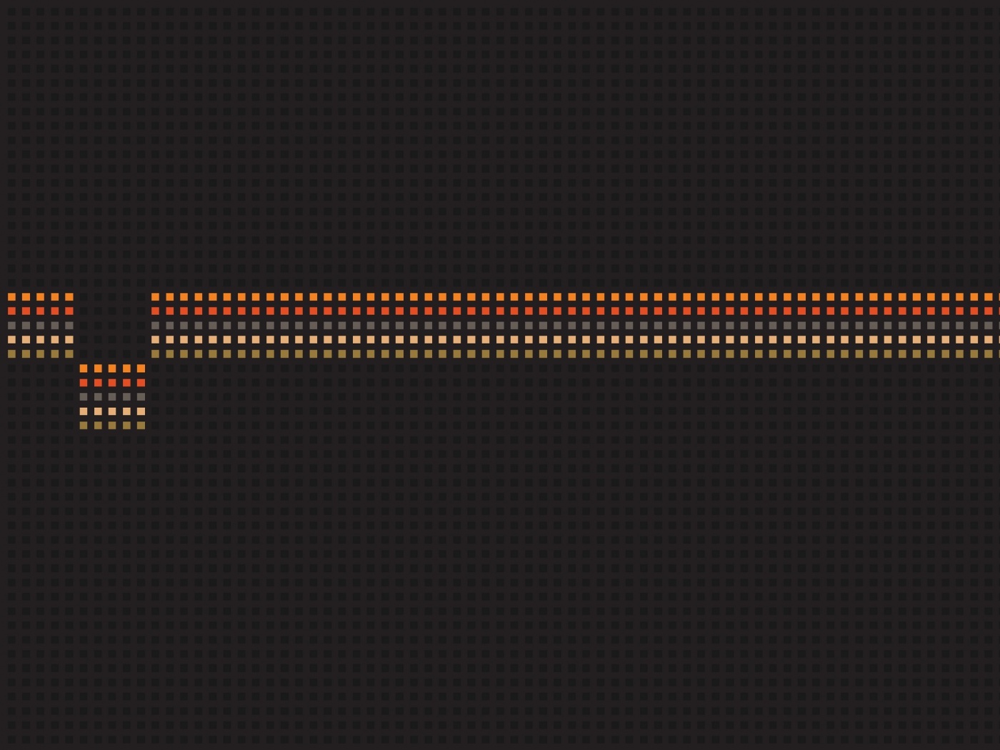 Пиксельная радуга обои