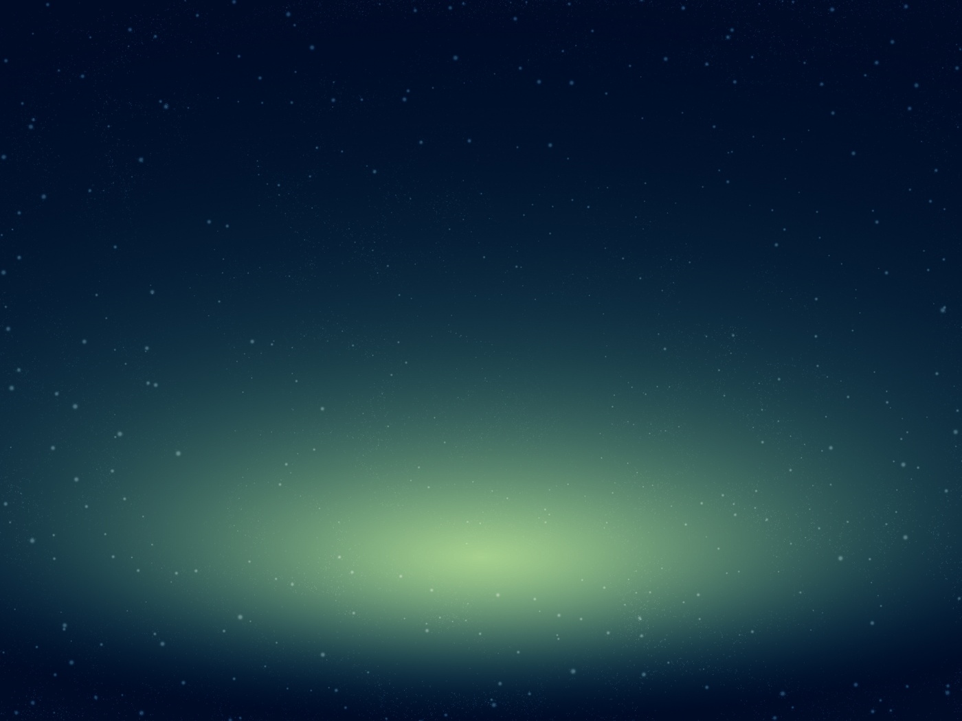 Свечение в ночном небе обои