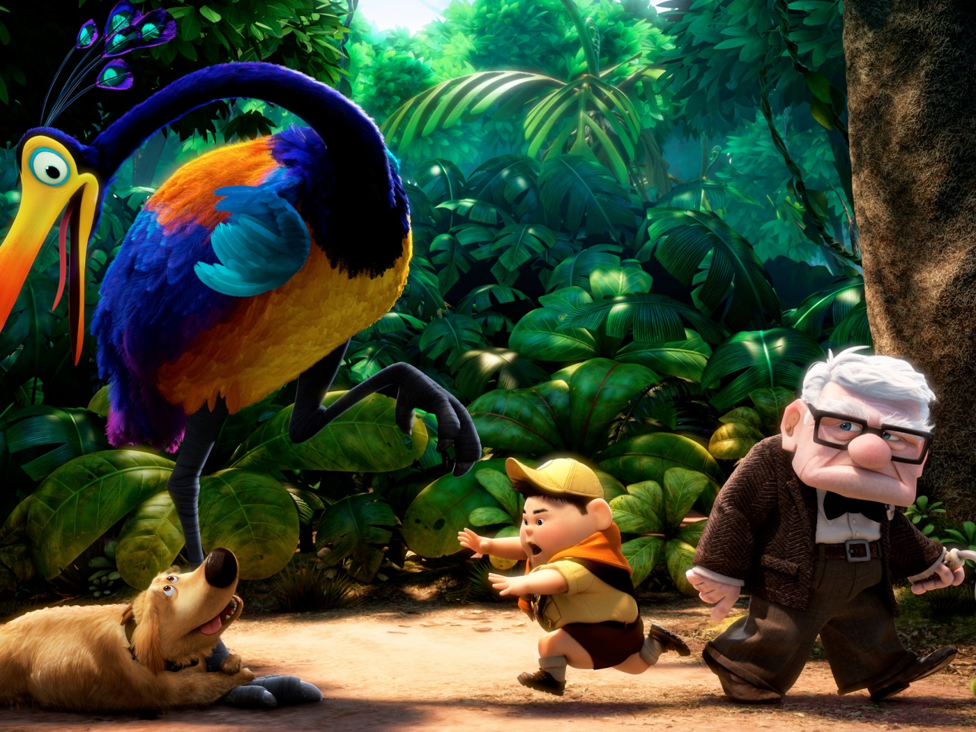 Герои мульфильма "Вверх" обои