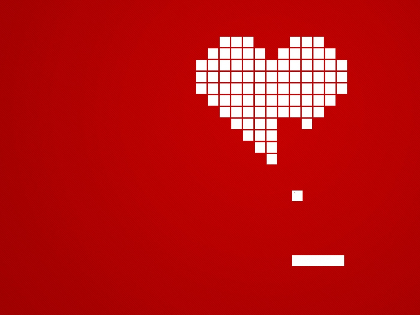 Уровень в виде сердца обои