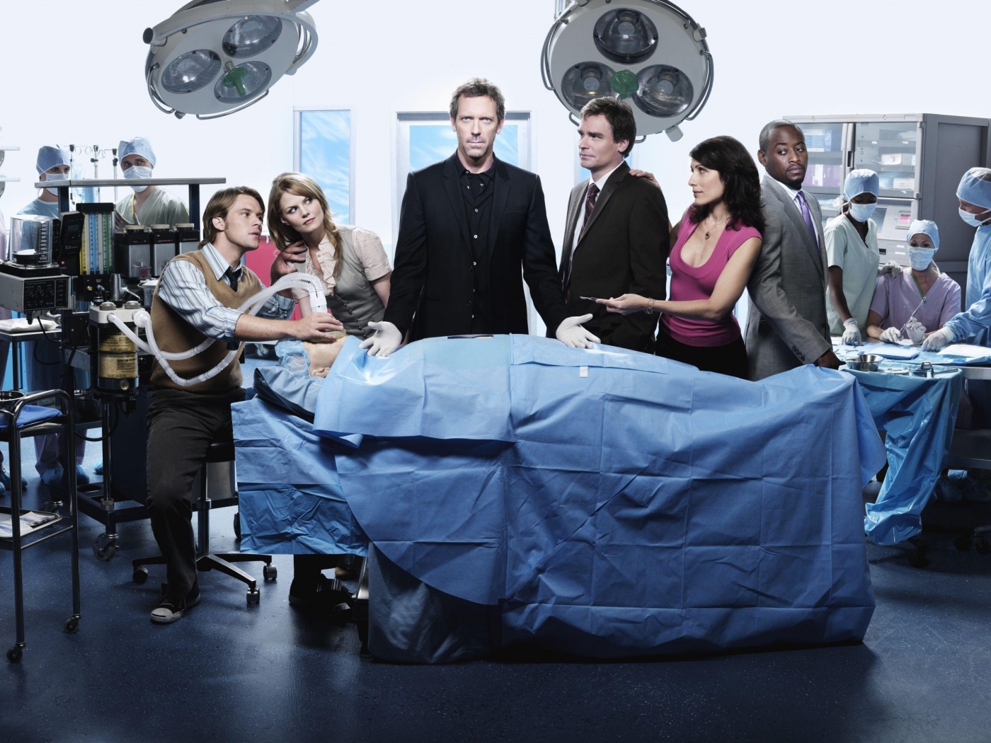 Герои сериала "Доктор Хаус" обои