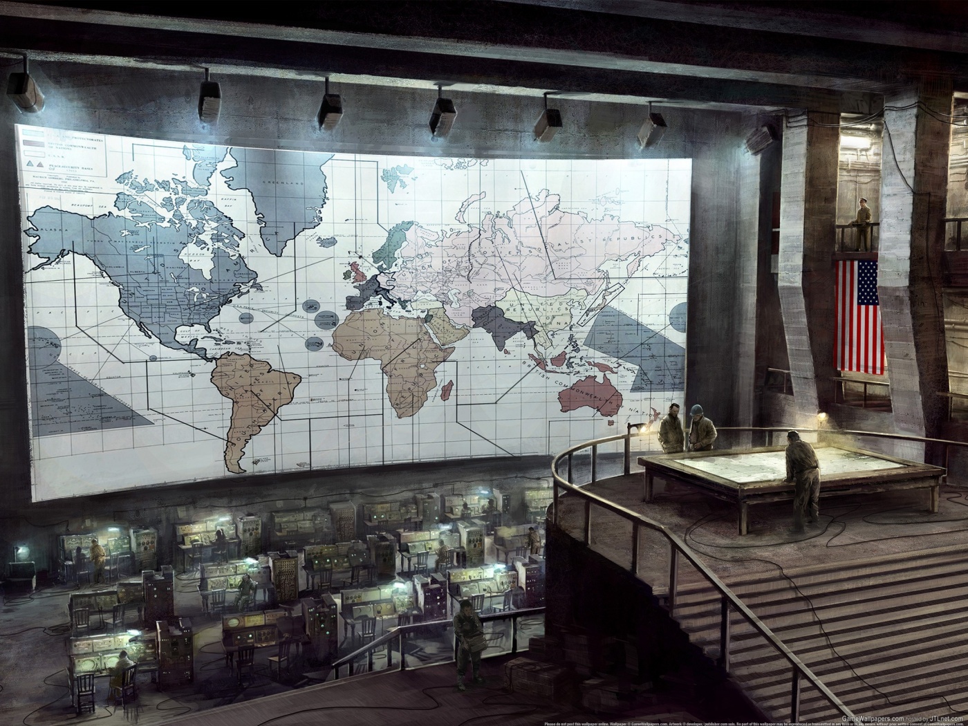 Секретный американский бункер обои