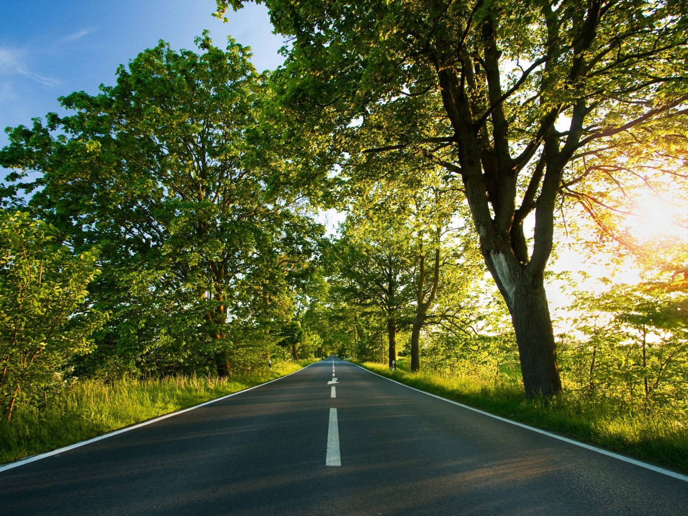 Прямая дорога обои