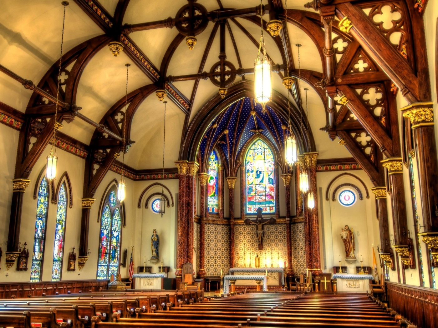 Внутреннее убранство собора обои