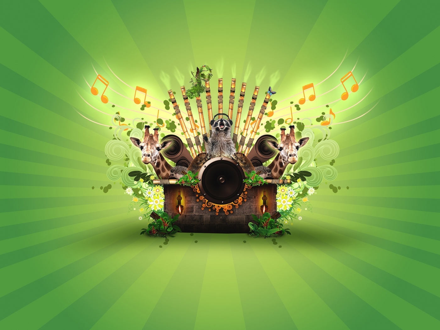 Музыка джунглей обои