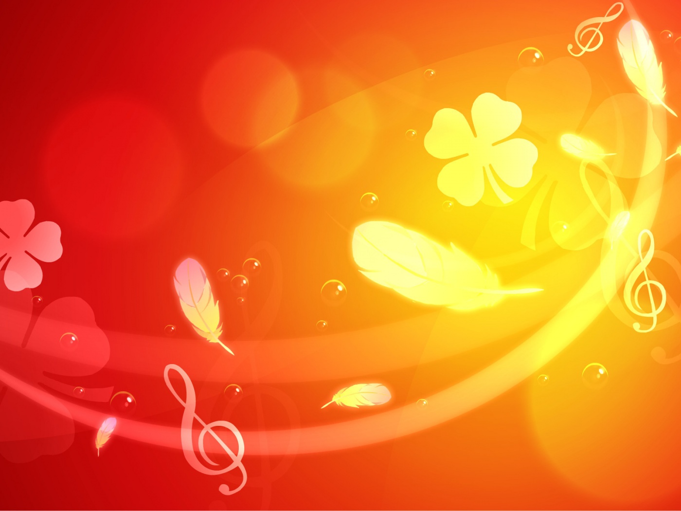 Тёплая энергия света обои