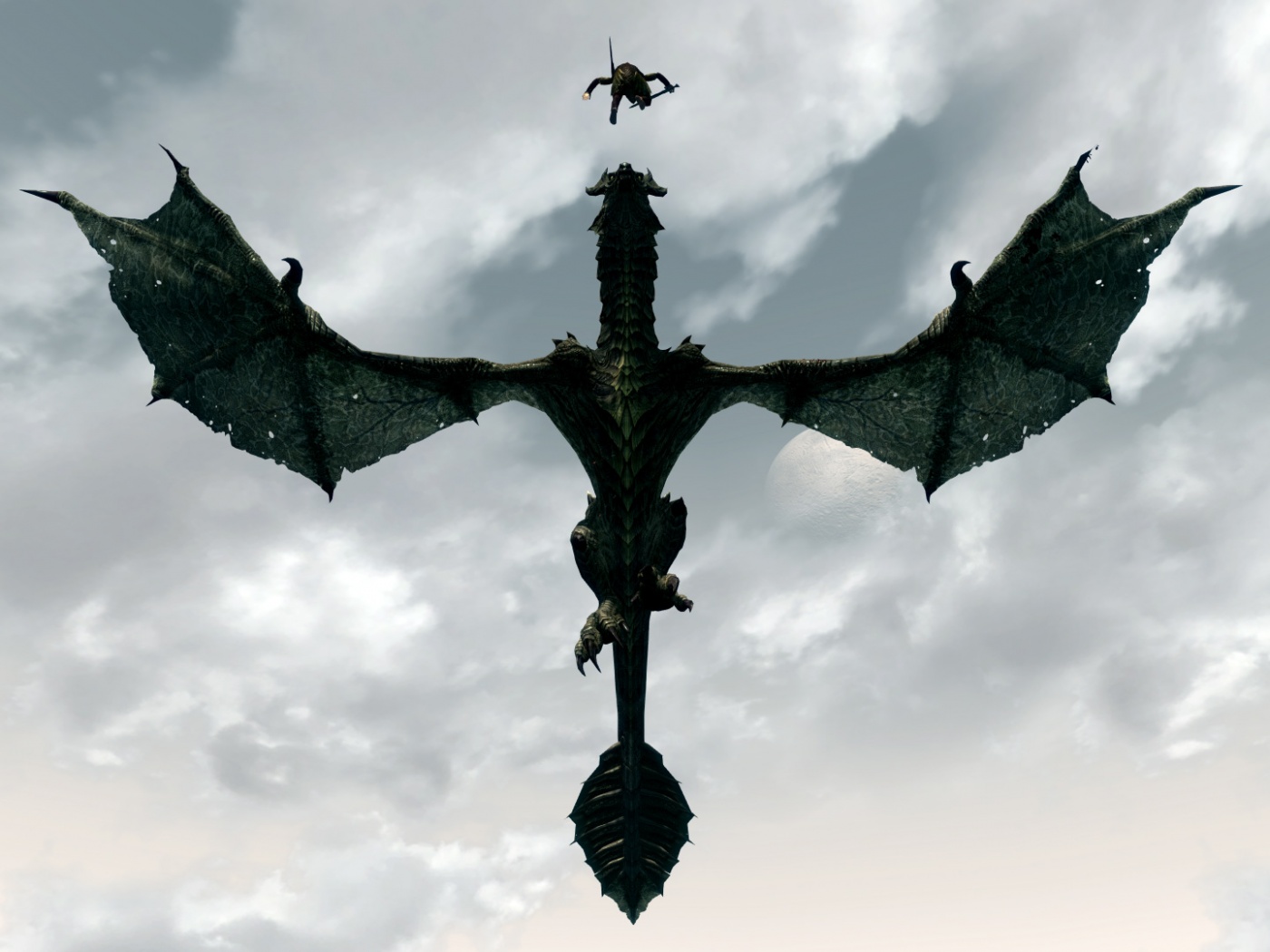 Нападающий дракон обои