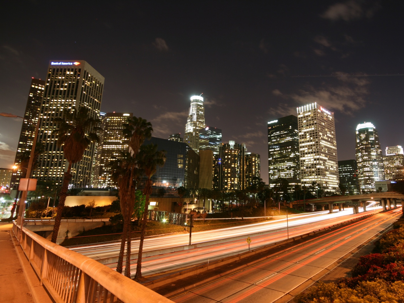 Ночной город обои