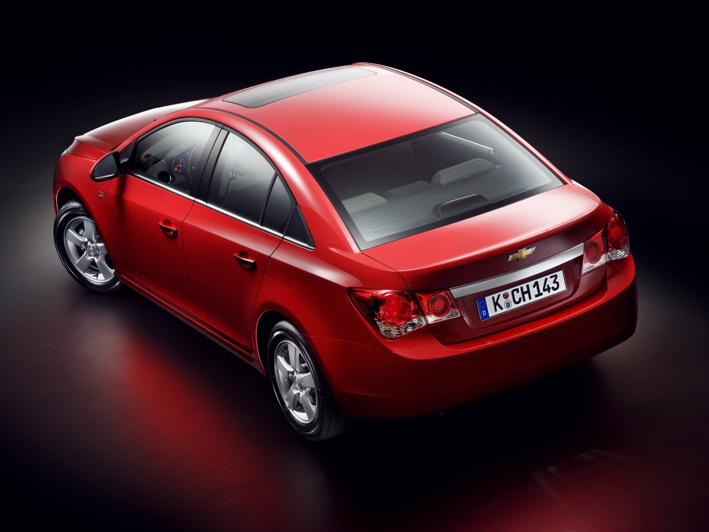 Шевроле Cruze красного цвета обои