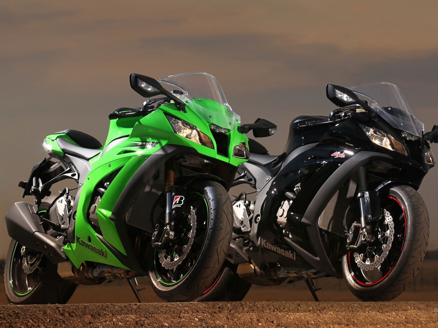 Два Кавасаки обои