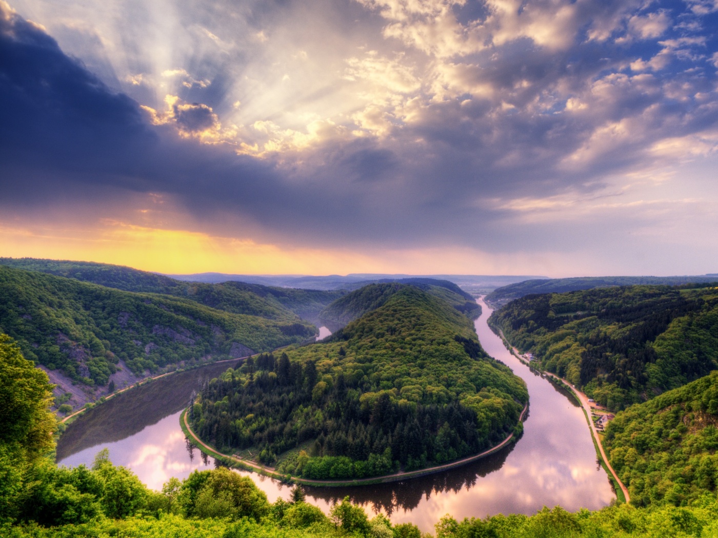 Извилистый каньон обои