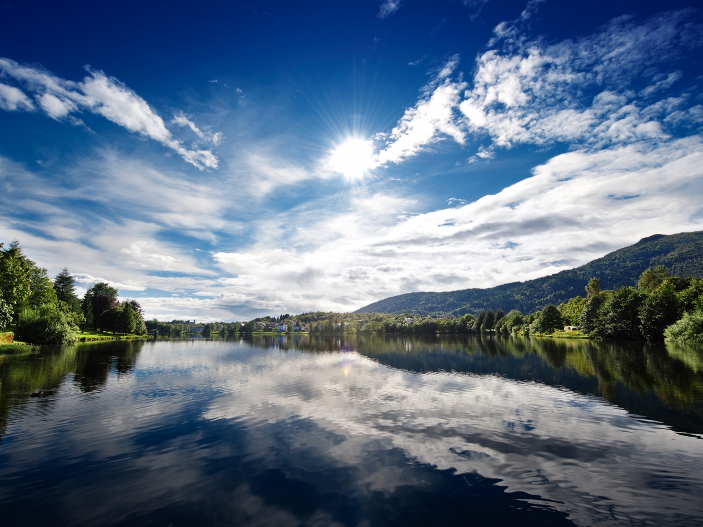 Норвежская река обои