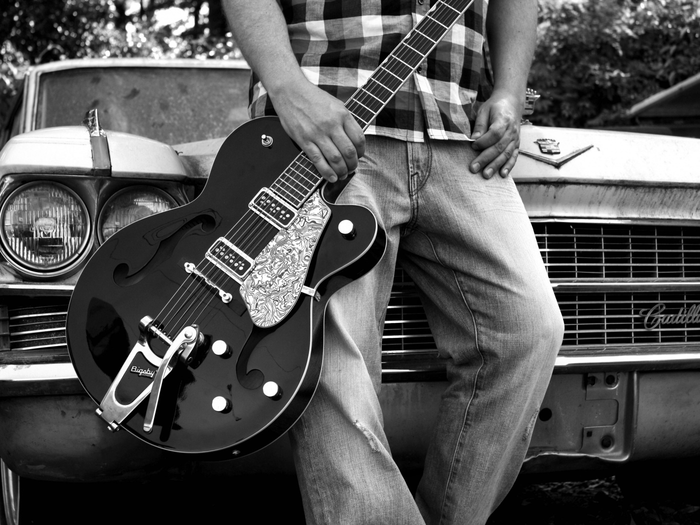 Gretsch и Cadillac обои