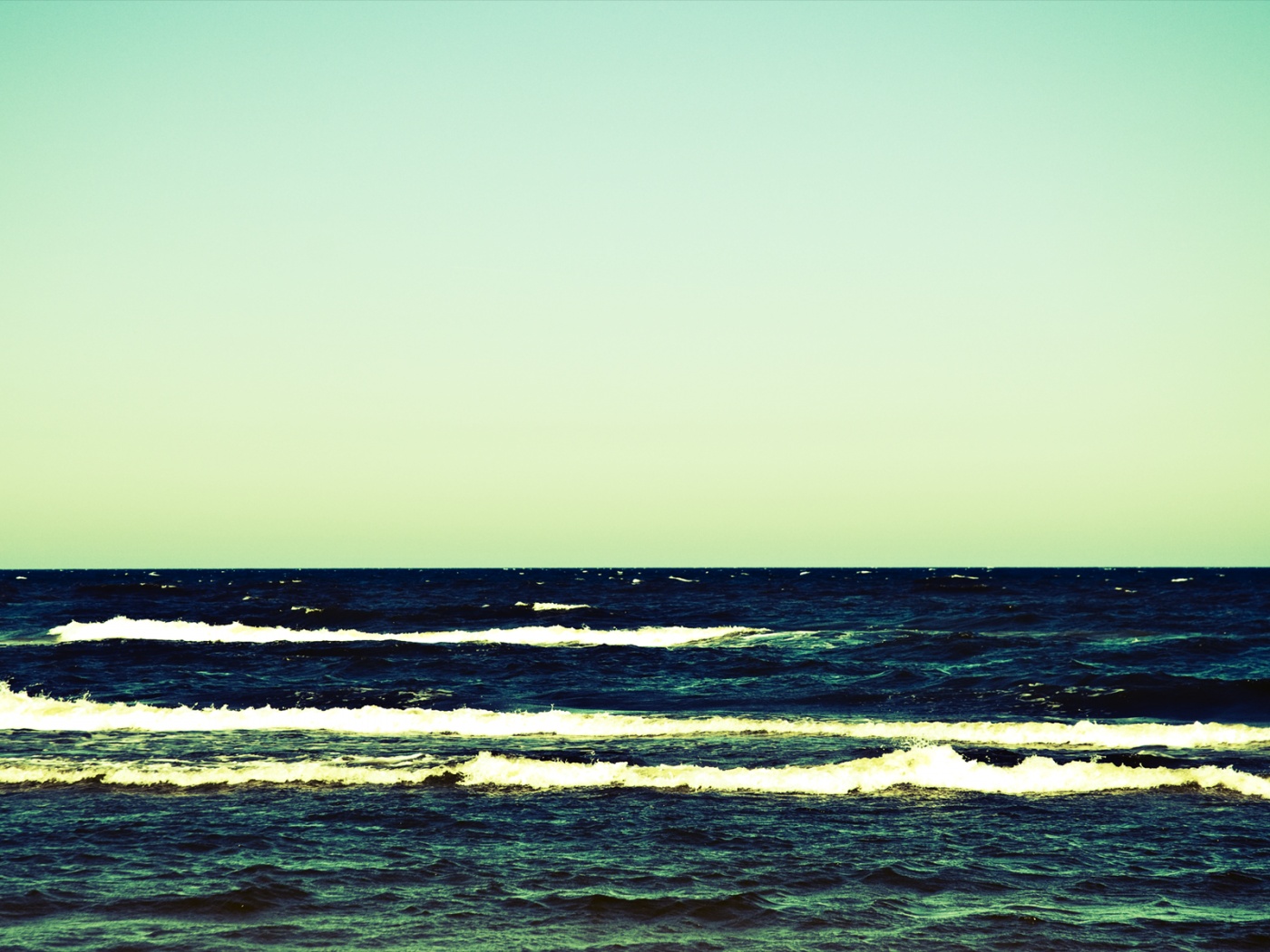 Морская линия обои