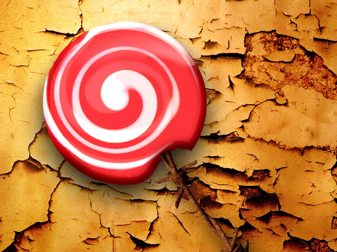 Леденец на палочке обои