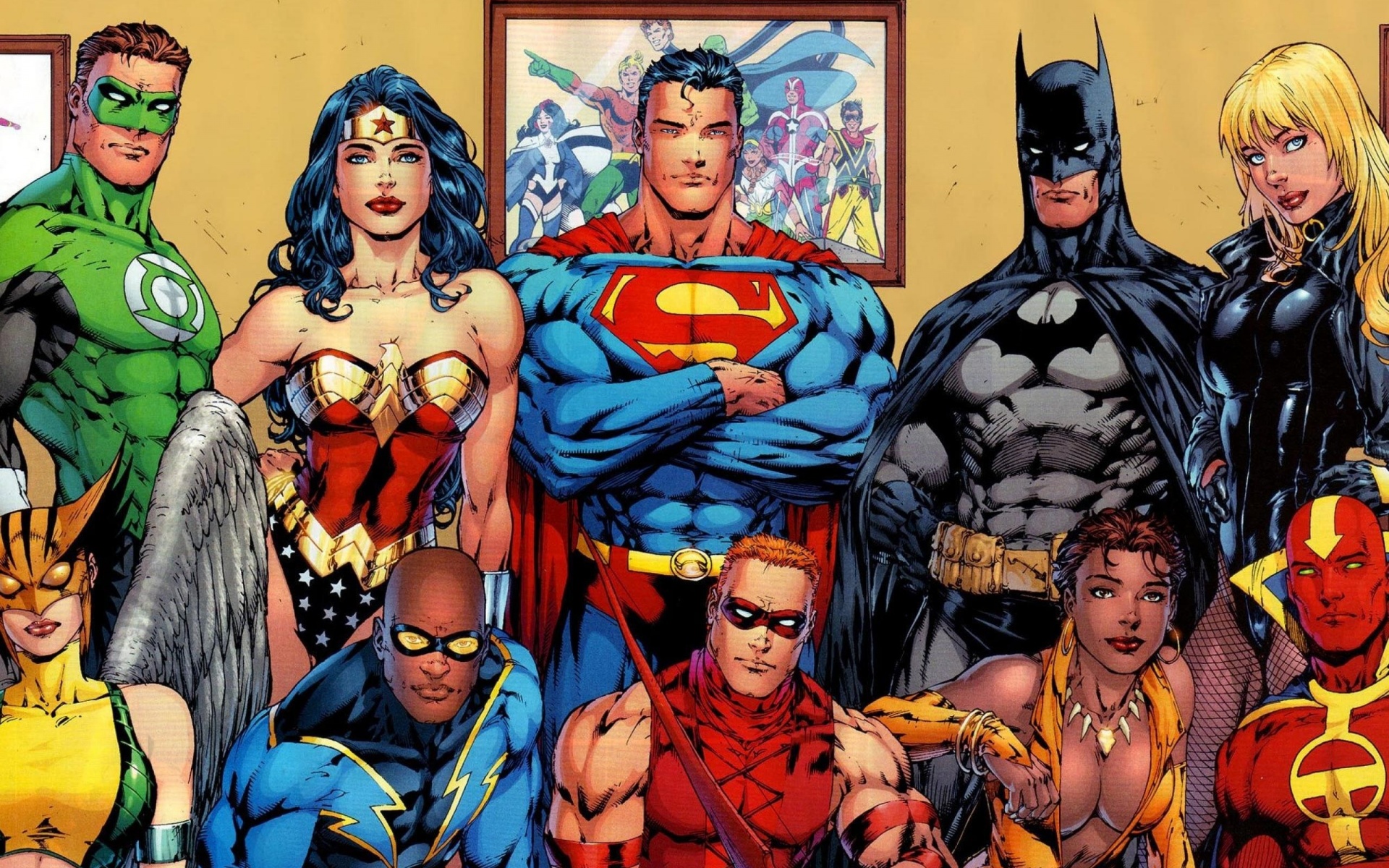 Лига справедлиовости обои