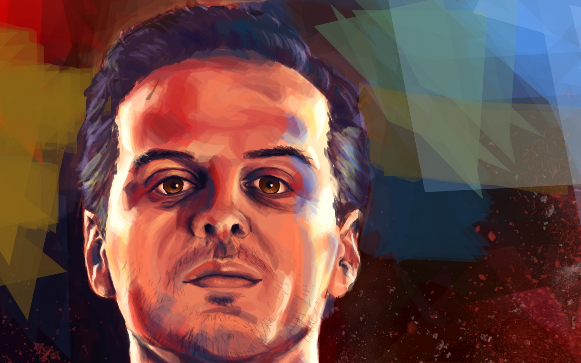 Портрет Джима Мориарти обои