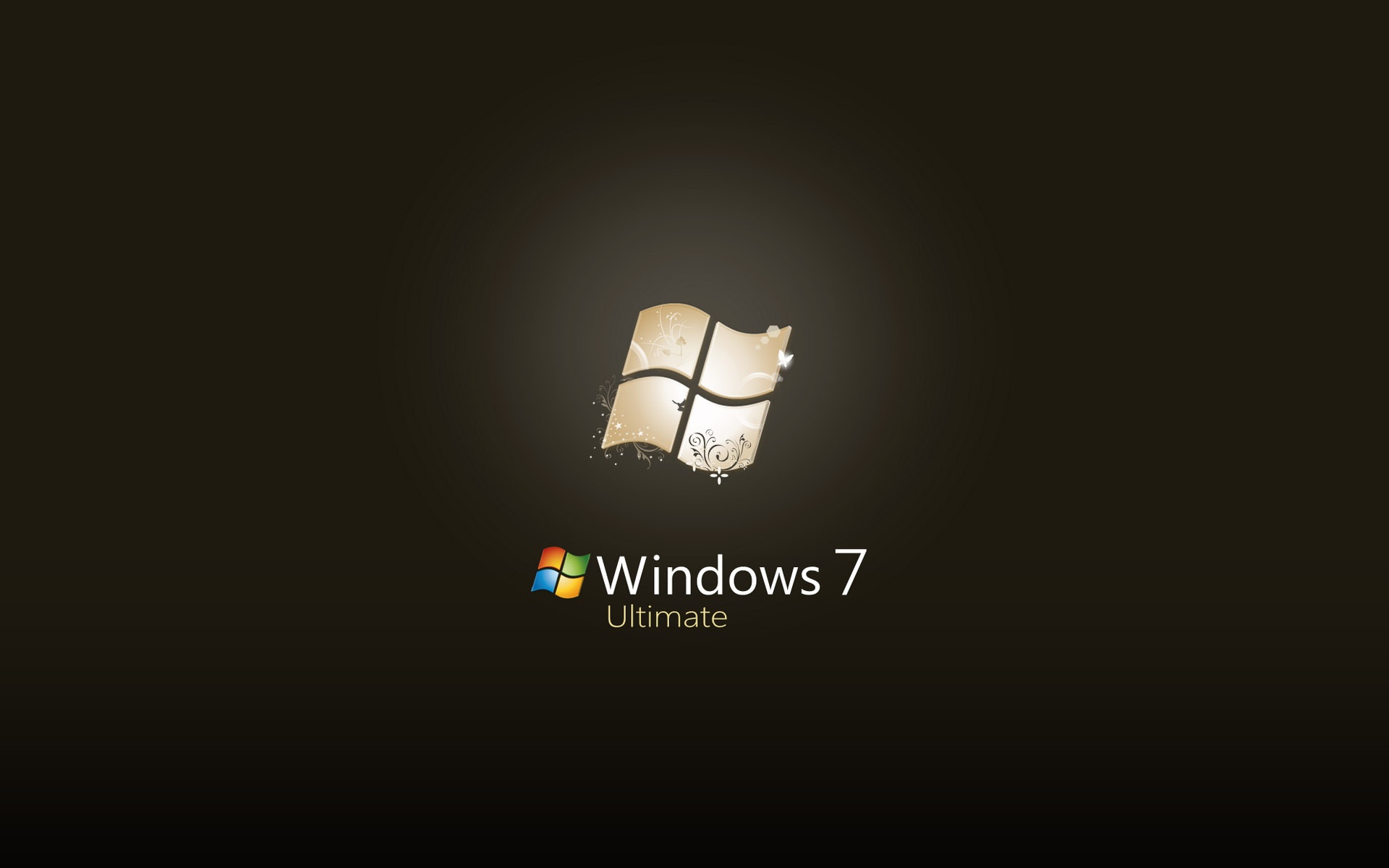 Логотип WIndows 7 Ultimate обои