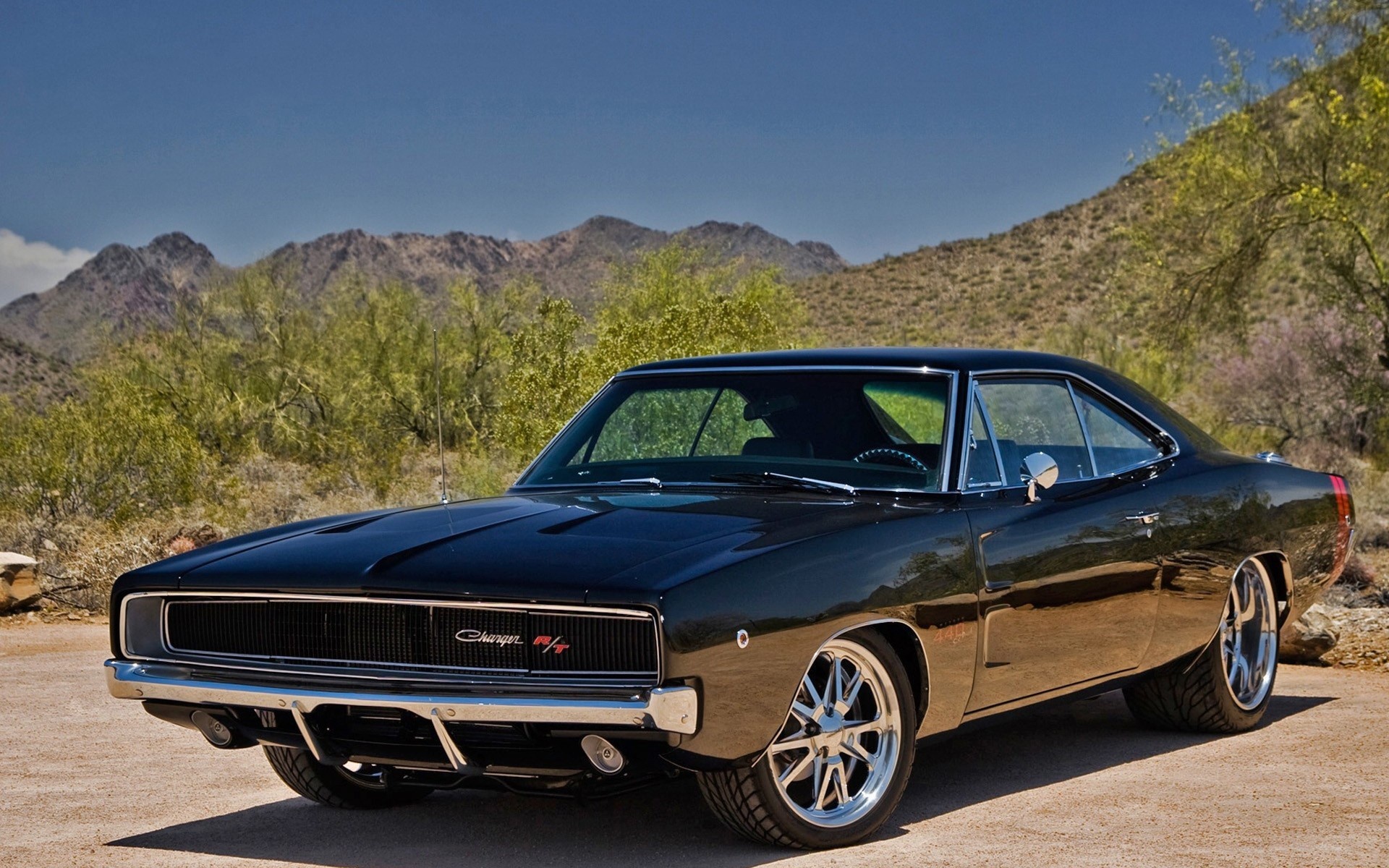 Черный Додж обои