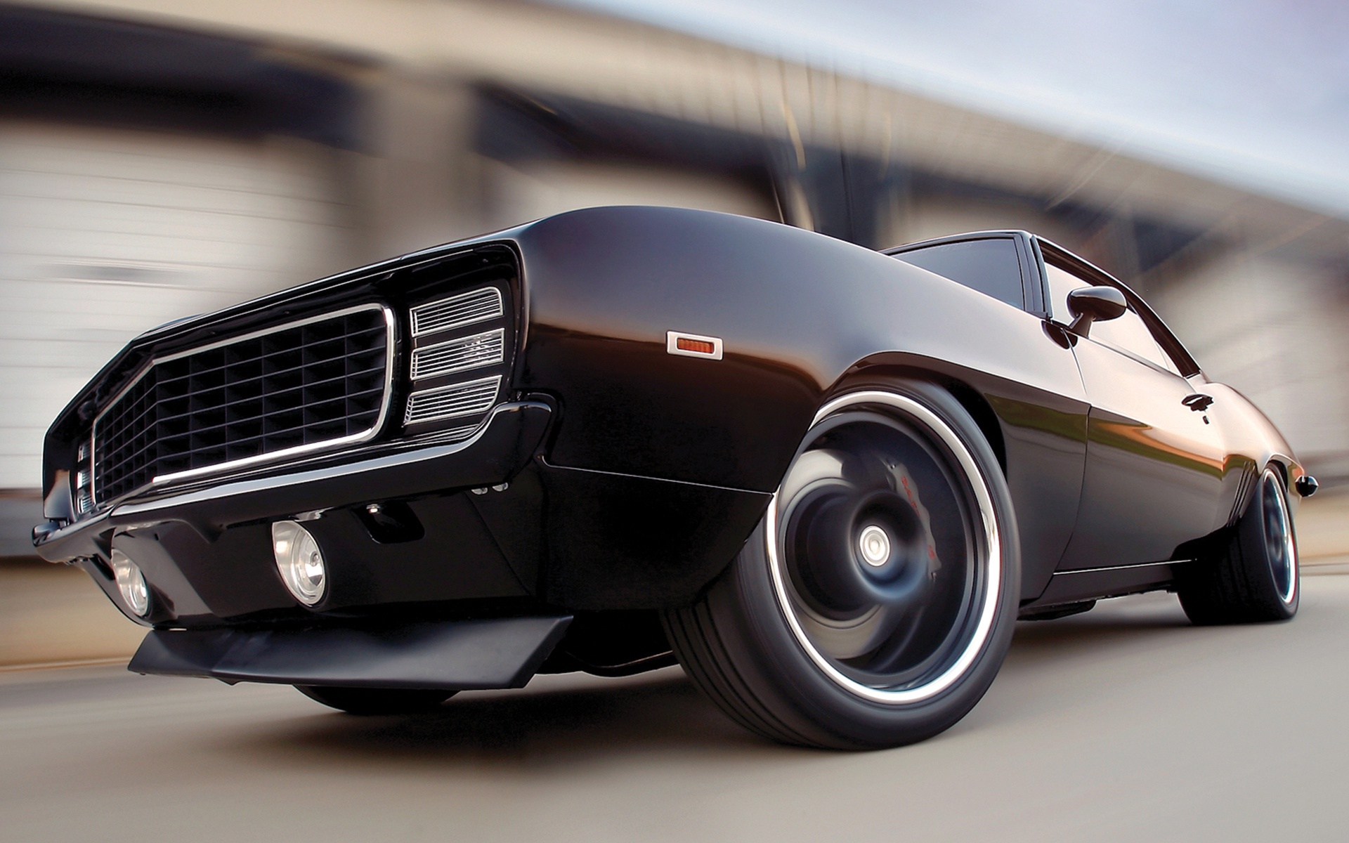 Мускул кар на повороте обои