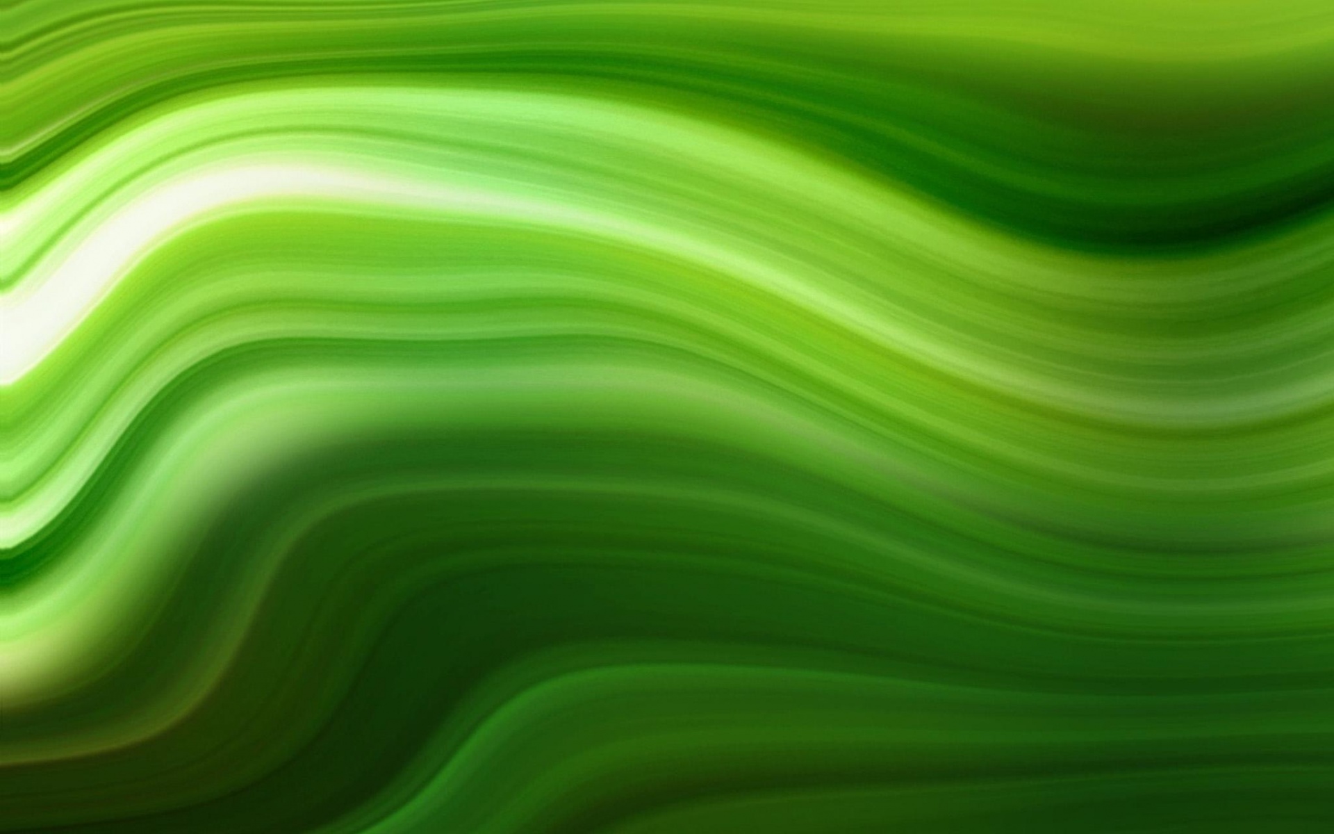 Зеленые волны обои