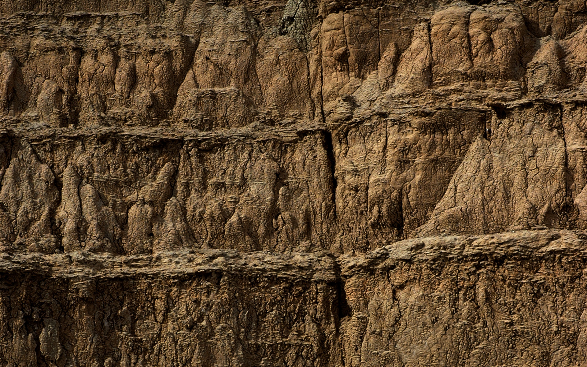 Скалистый обрыв обои