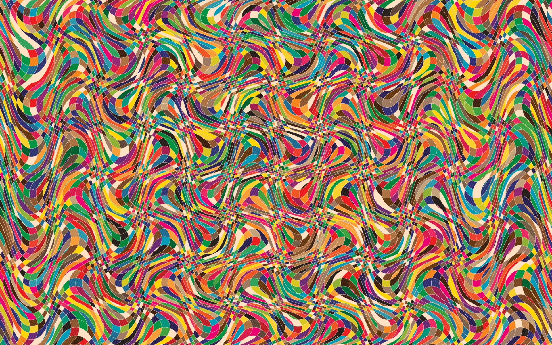 Кривые разноцветные клеточки обои