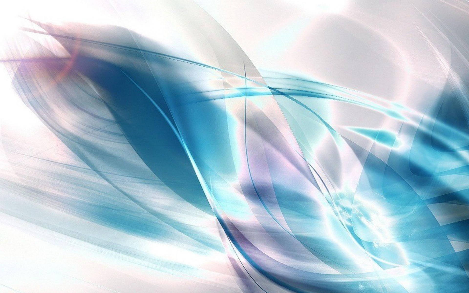 Светящиеся полупрозрачные волны обои