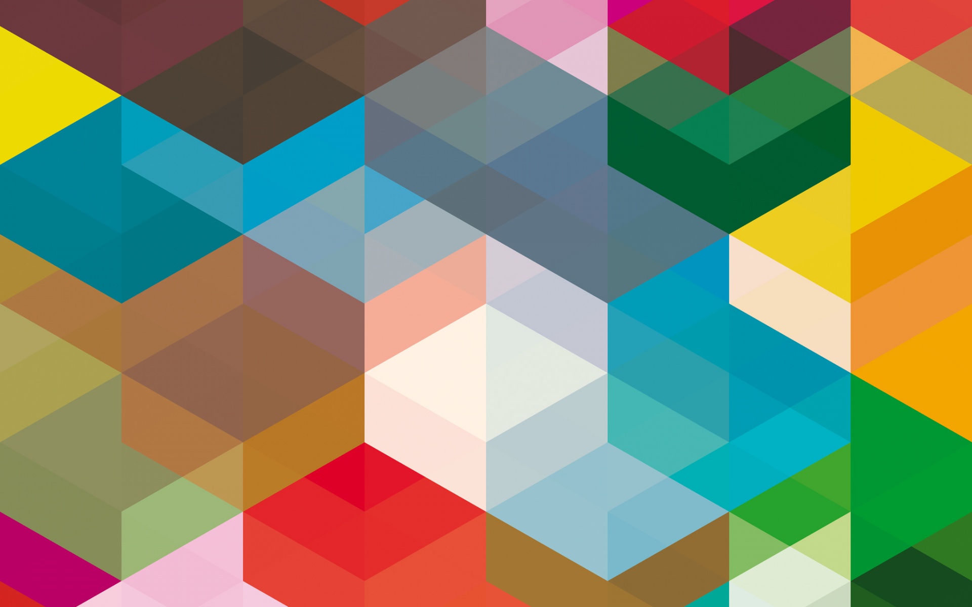 Разноцветные параллелограммы обои